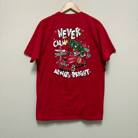 Buc-ee's Red Christmas T-shirt XL - Picture 5 of 6